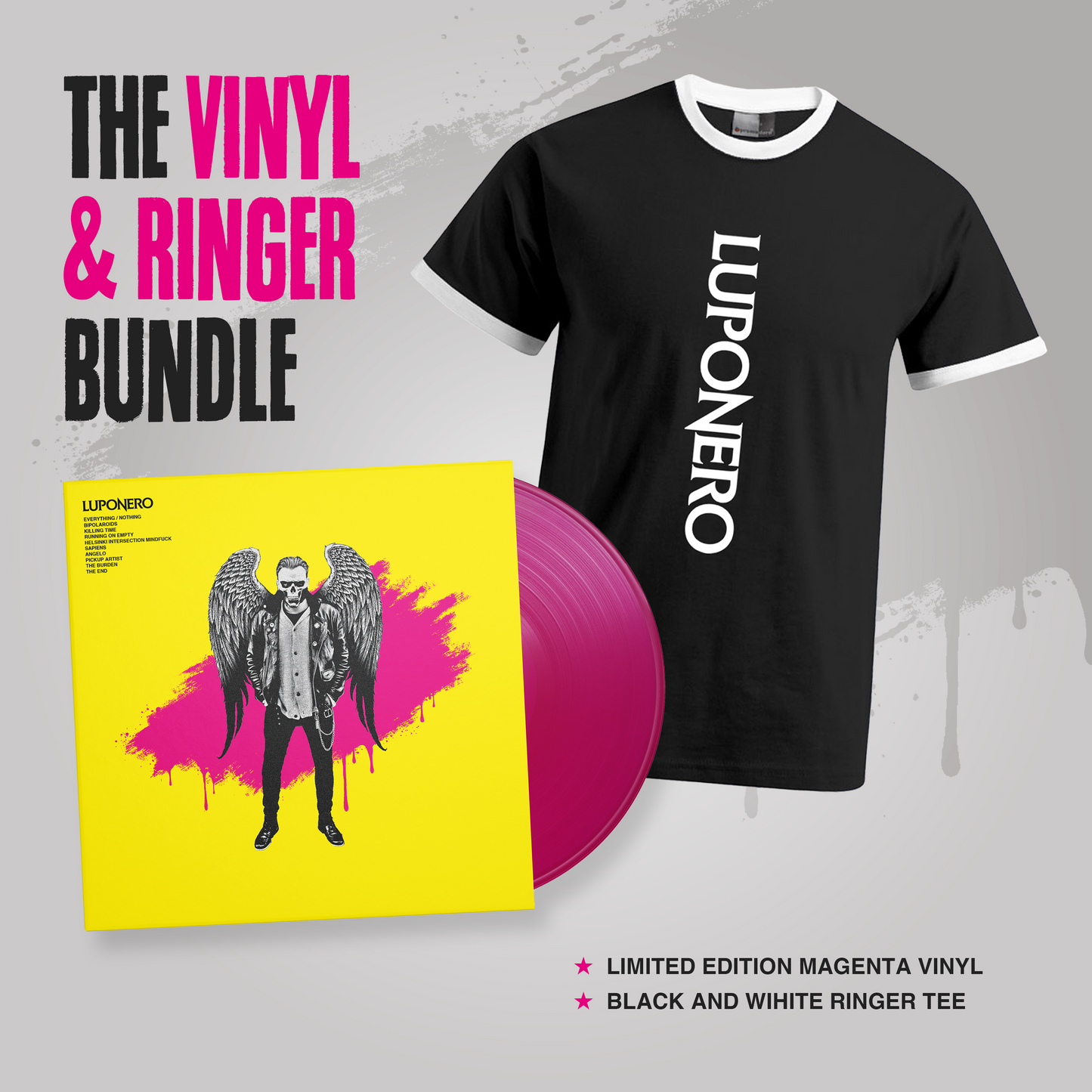 Bundle 2: Vinyl & Ringer Tee