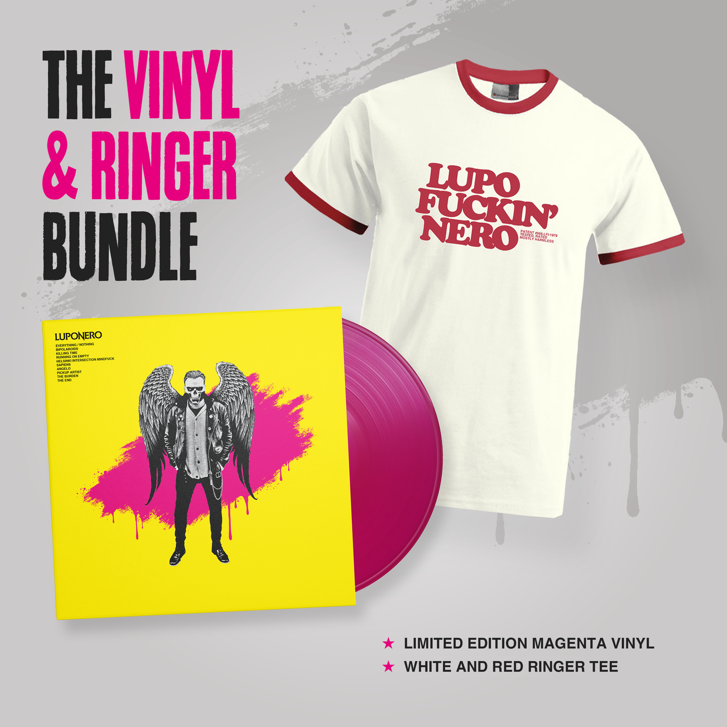 Bundle 2: Vinyl & Ringer Tee