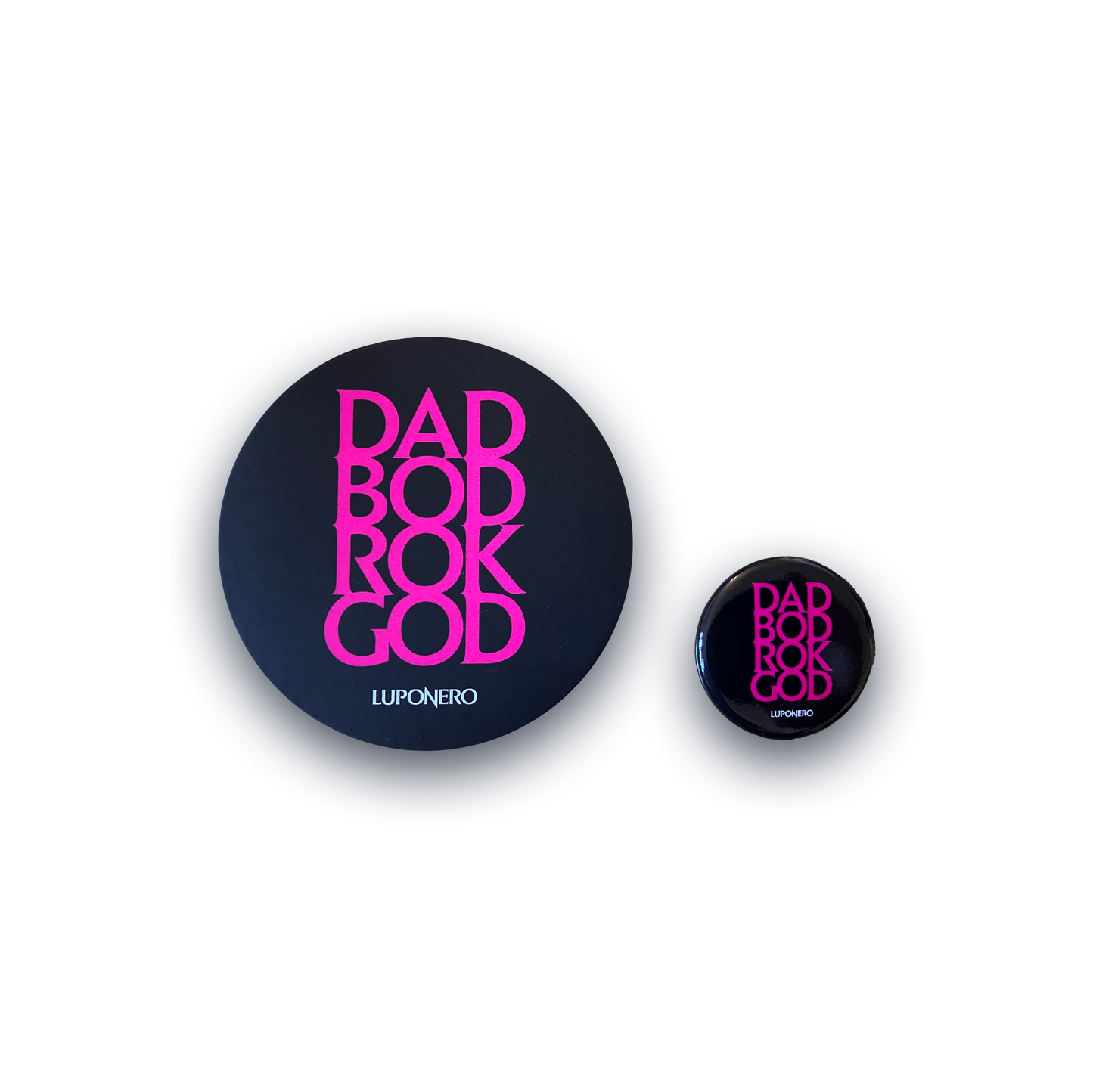 DAD BOD ROK GOD | Sticker + Pin