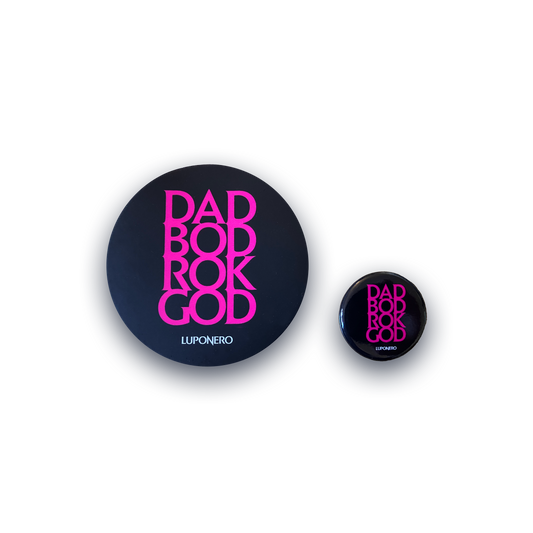 DAD BOD ROK GOD | Sticker + Pin